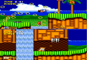 Interlace Mode 2: The Sega Mega Drive's underutilized potential 1 How Sonic 2's 2P Mode is intended to look